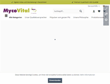 Tablet Screenshot of mycovital.de